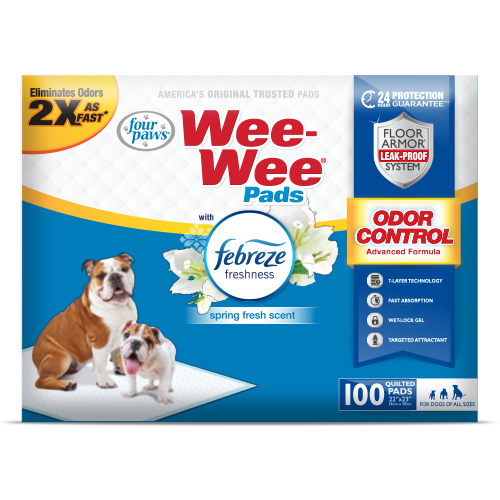 Wee-Wee Odor Control Pads with Febreze Freshness