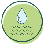 partially recylced water