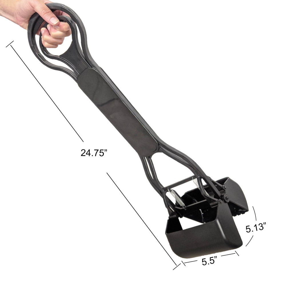 045663182304-four-paws-allens-spring-action-dog-scooper-for-grass-black-regular-sizing