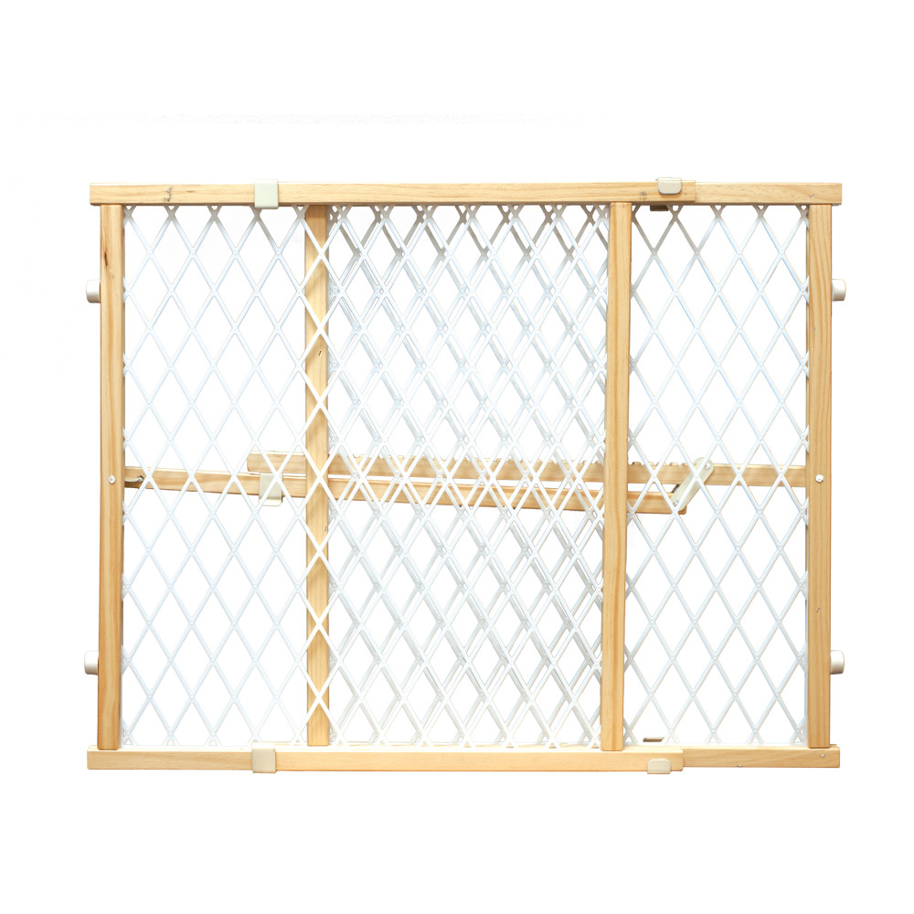 045663571306-four-paws-locking-wood-gates-with-mesh-out-of-package