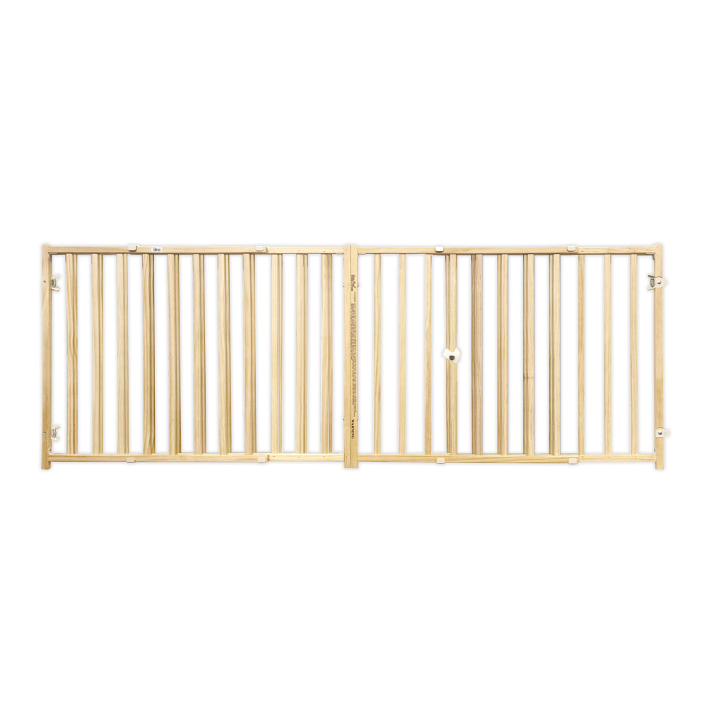 045663572204-four-paws-extra-wide-expandable-wooden-gate-out-of-package