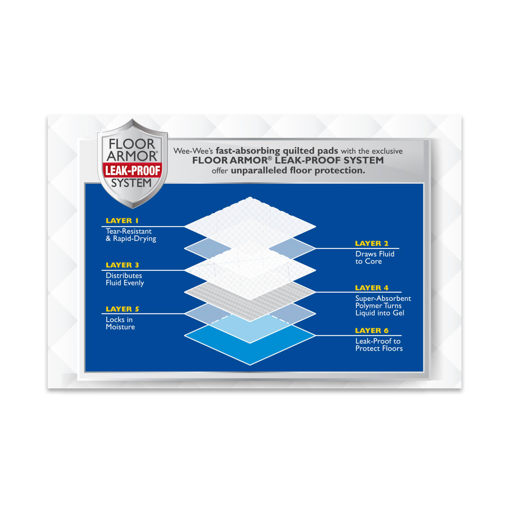 Four Paws Wee Wee Pads 24hr Count 12ea Four Paws Informational Image information