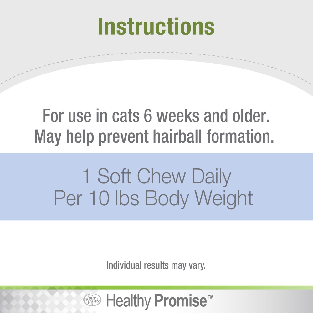 045663971052-fourpaws-healthypromise-cat-hairballsoftchews-90ct-instructions