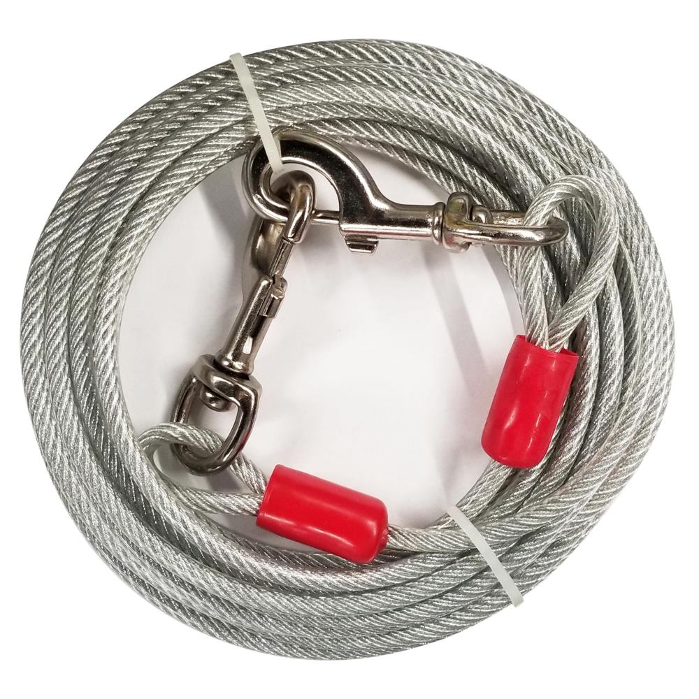 Four Paws Silver Heavy Weight Dog Tie Out Cable 