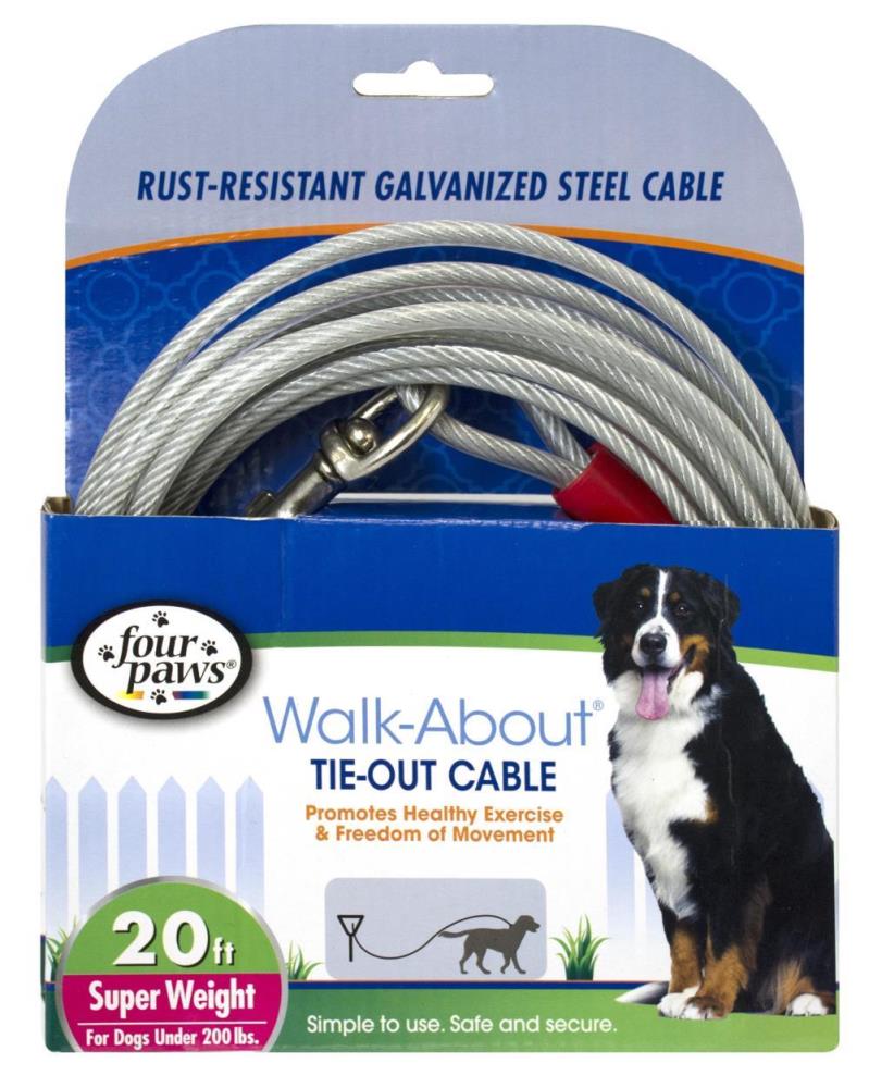 045663848200four-pawssuper-tie-out-cable-silverin-packaging-front