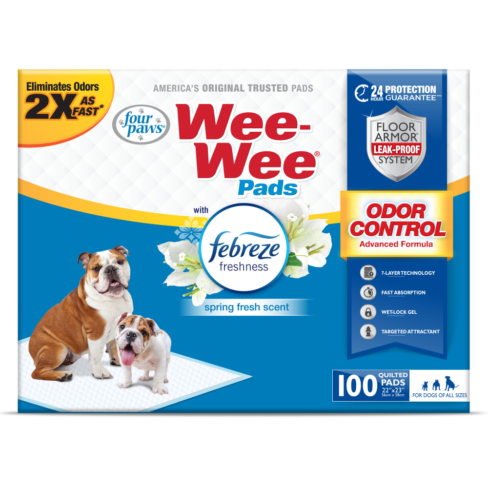 045663976781-four-paws-wee-wee-odor-control-febreze-box-100ct-inpackagingfront