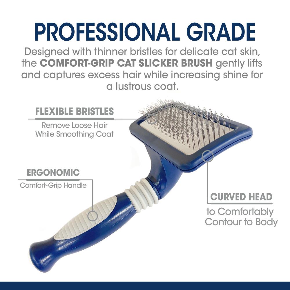 Scrub Brush With Comfortable Grip And Flexible Stiff Bristles