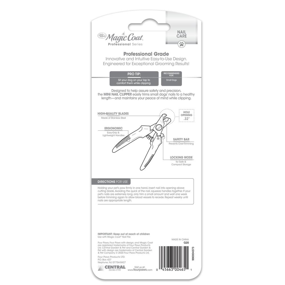 Magic Coat Professional Series Mini Dog Nail Clipper Four Paws