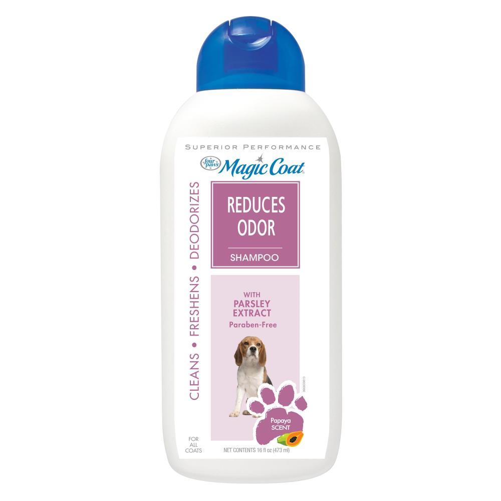 45663970093_Four Paws_16oz Reduces Odor Shampoo_InPackagingFront