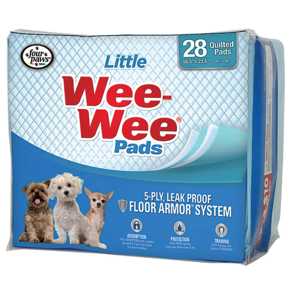 Four Paws Wee Wee Pads, toalla para orina de animales, 30 unidades