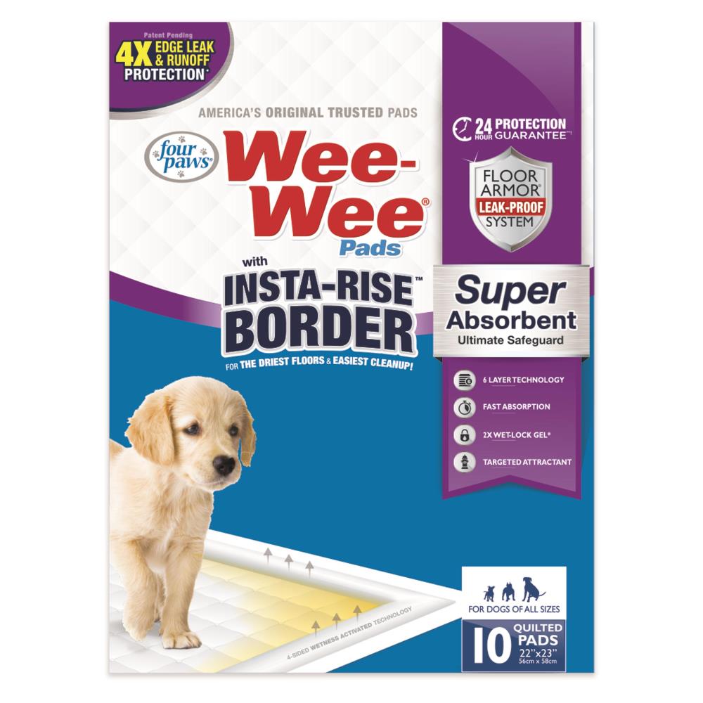 045663974848four-pawsweewee-insta-rise-border-pad-10-packinpackagingfronthero